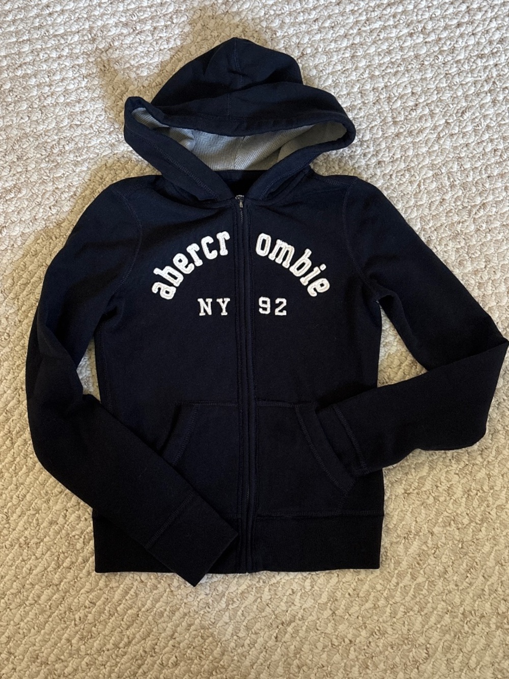 Abercrombie kids zipped hoodie - size XL